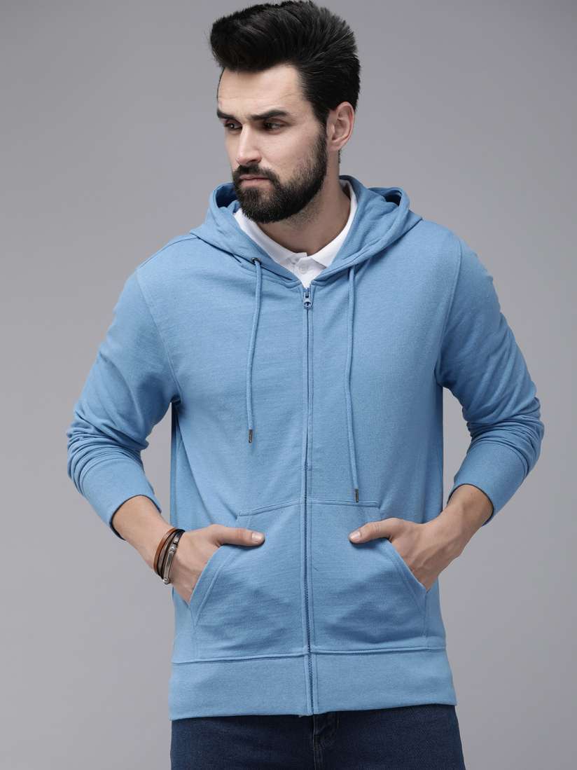 Men's hooded sweatshirt with zipper hot sale