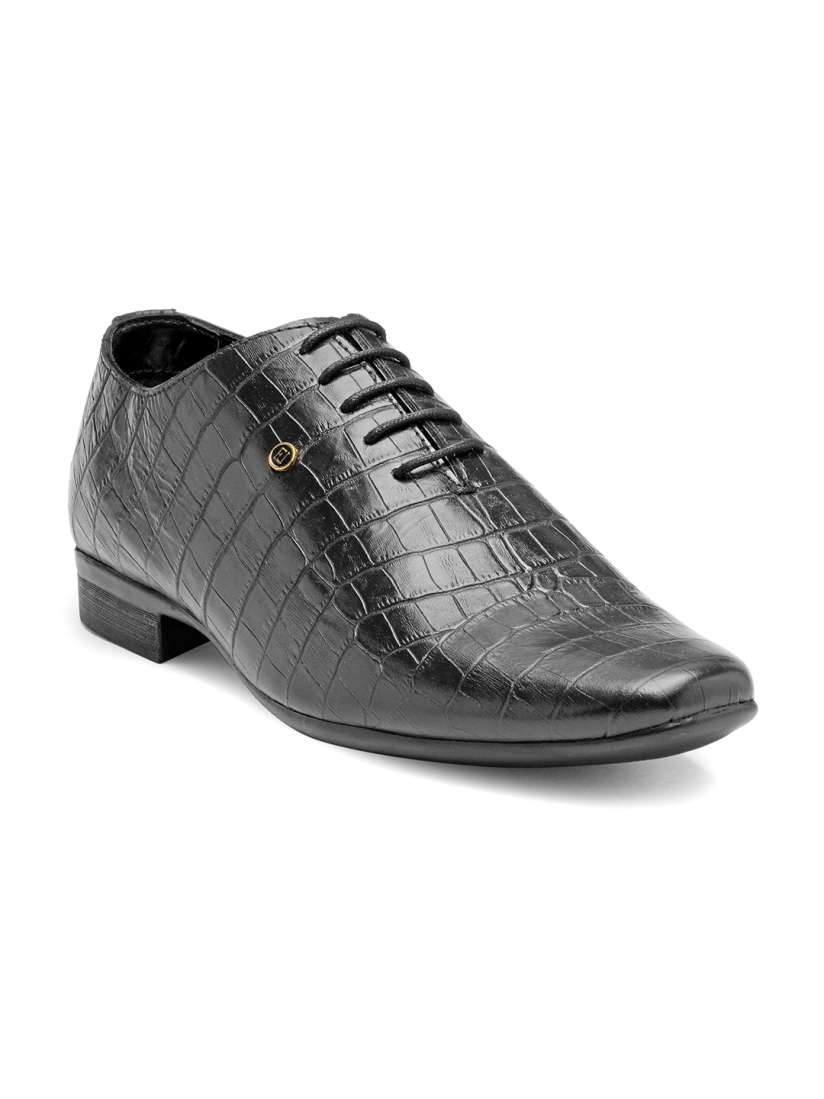 Franco leone black formal shoes online