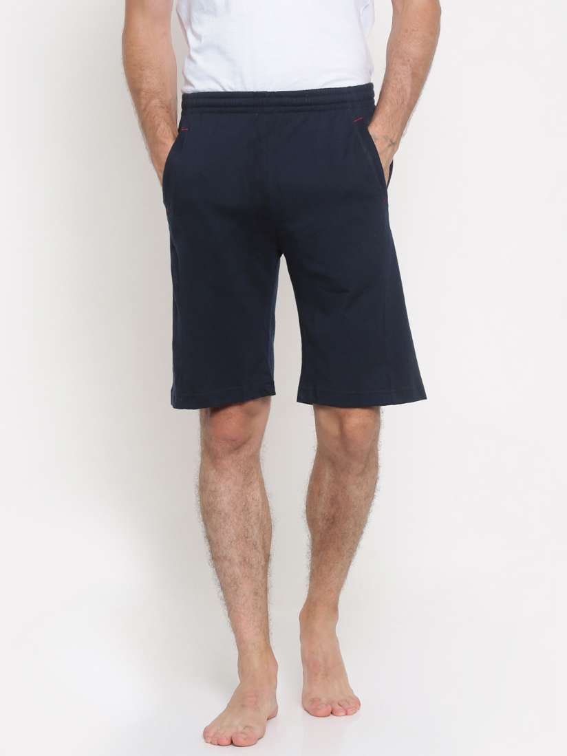 Buy Hanes Men Navy Lounge Shorts MPO63 195 Lounge Shorts for Men 2044363 Myntra