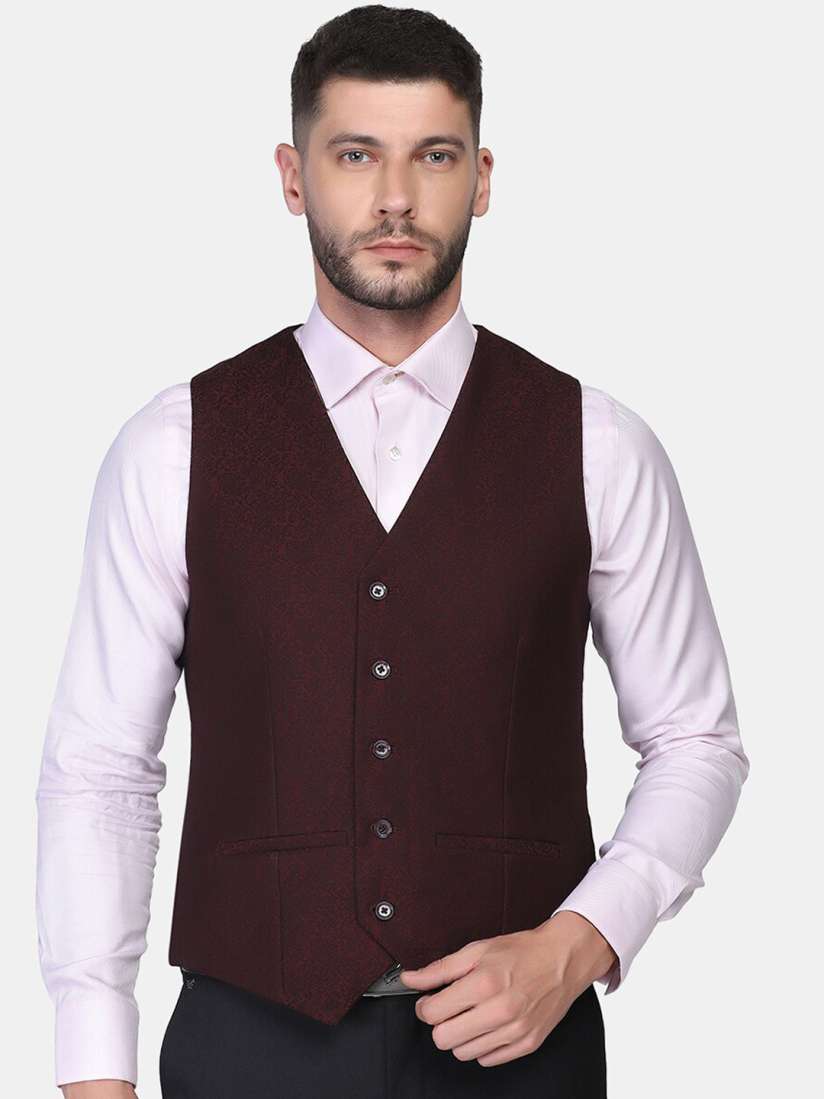 Mens maroon waistcoat hotsell