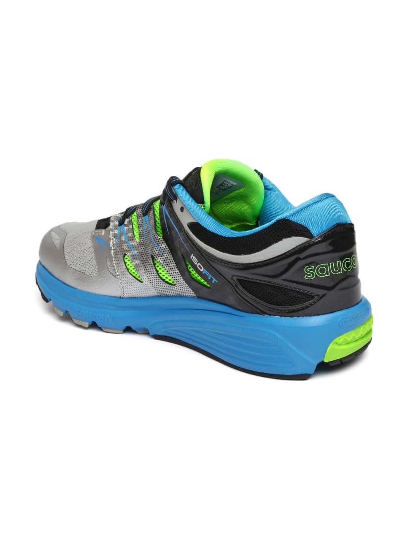 Buy saucony Men Silver Toned Blue ZEALOT ISO 2 Running Shoes Sports Shoes for Men 2044900 Myntra