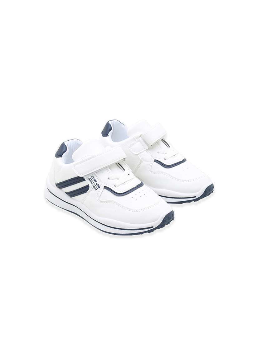 Buy Hopscotch Kids White Blue Perforations Velcro Sneakers Casual Shoes for Unisex Kids 20450686 Myntra