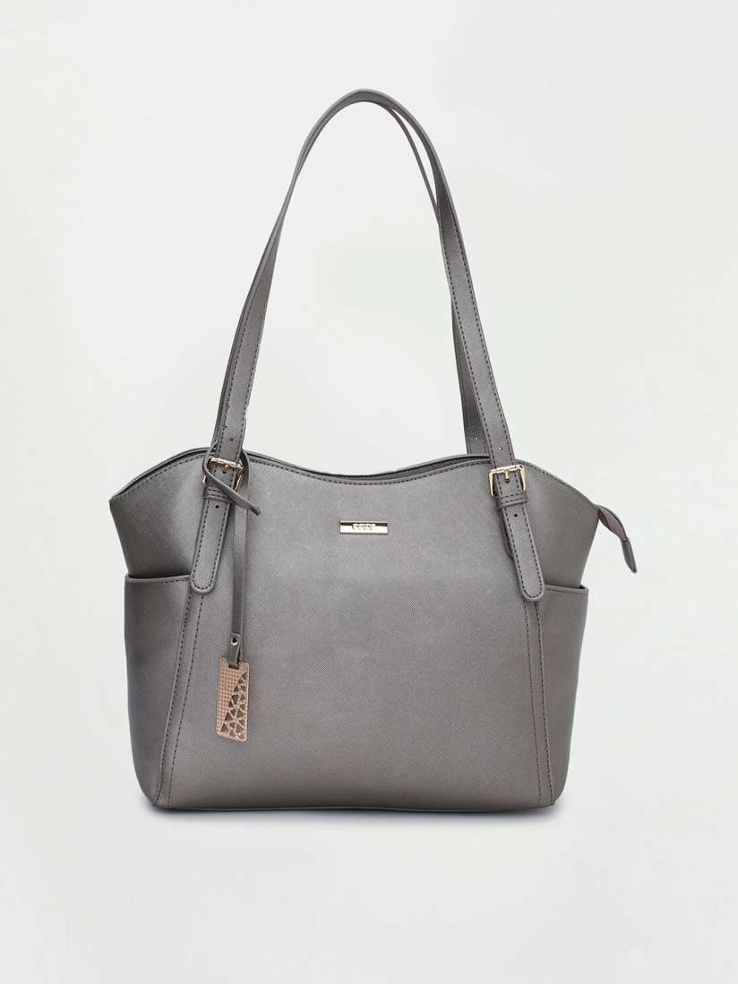 Buy Ginger by Lifestyle Women Grey Textured Synthetic Shoulder Bag Handbags for Women 20451052 Myntra