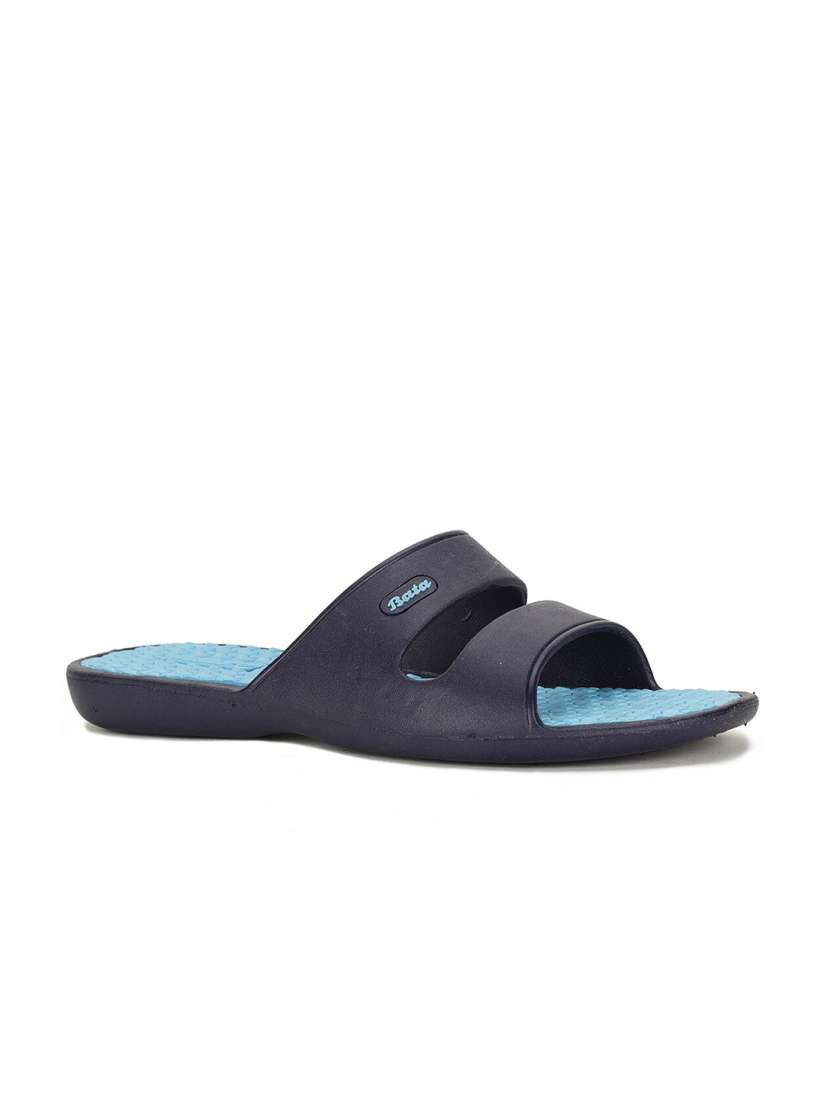 Buy Sandak by Bata Women Blue Sliders Flip Flops for Women 20454100 Myntra