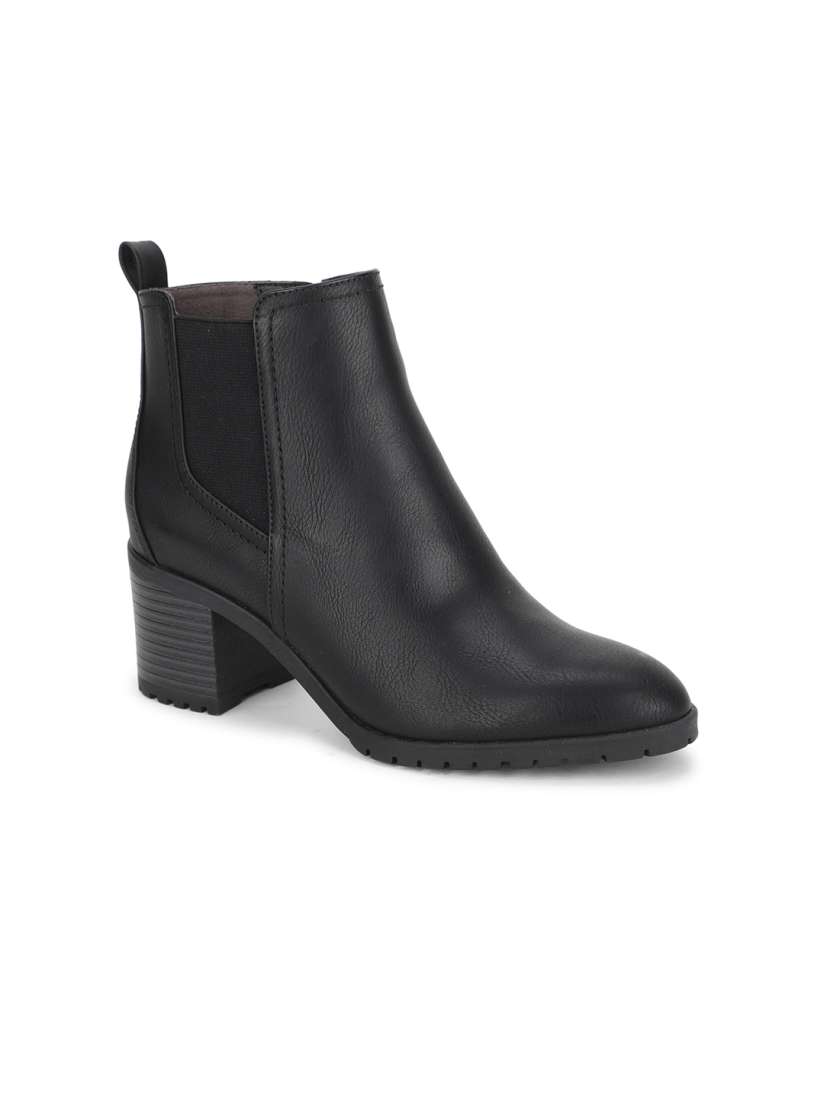 Buy Naturalizer Women Black Solid Chelsea Boots Boots for Women 20454440 Myntra