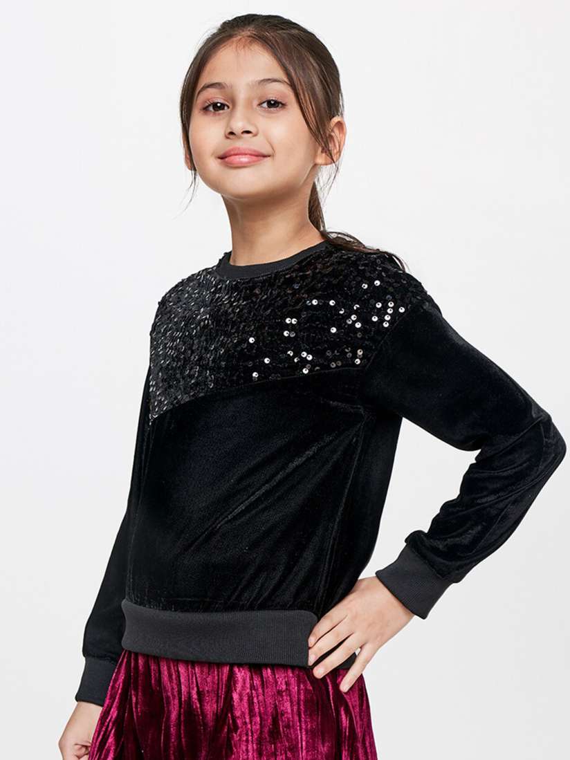 Sweatshirt for girls myntra sales