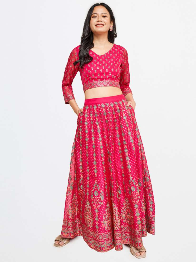 Global desi chaniya choli top
