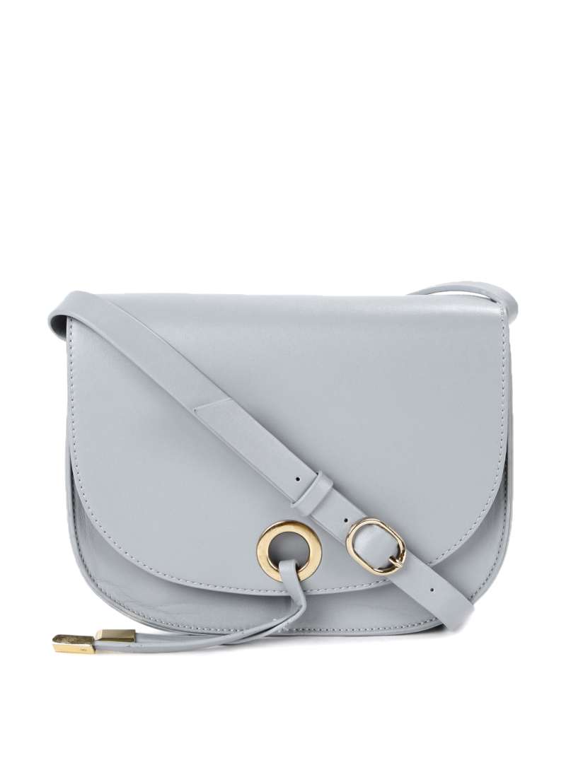 Buy Ether Grey Solid Sling Bag Handbags for Women 2045965 Myntra