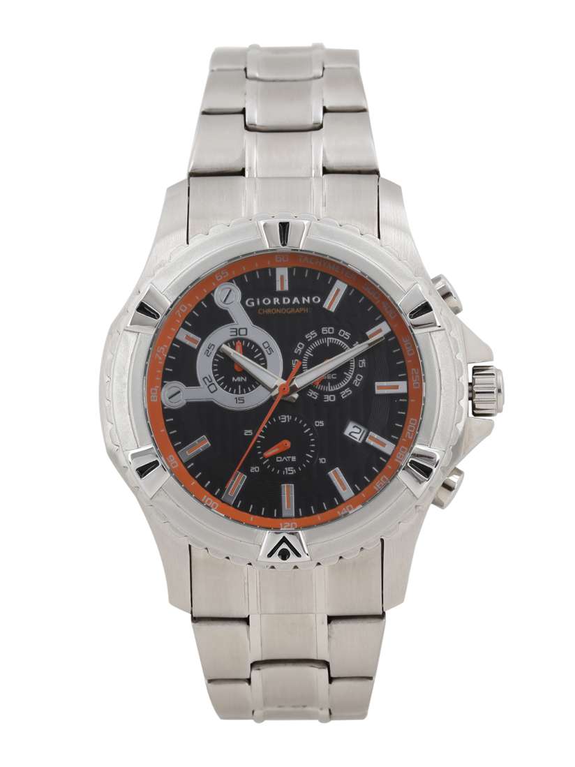 Buy GIORDANO Men Black Chronograph Watch GX1570 44 Watches for Men 2046122 Myntra