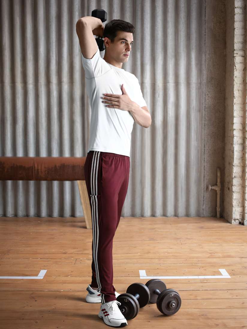 Adidas essential track pants maroon cheap