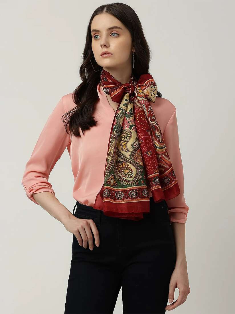 Oversized Scarf Marks And Spencer Silk Scarves Pure Silk Squiggle