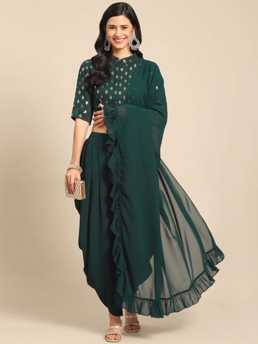 Dhoti saree myntra deals