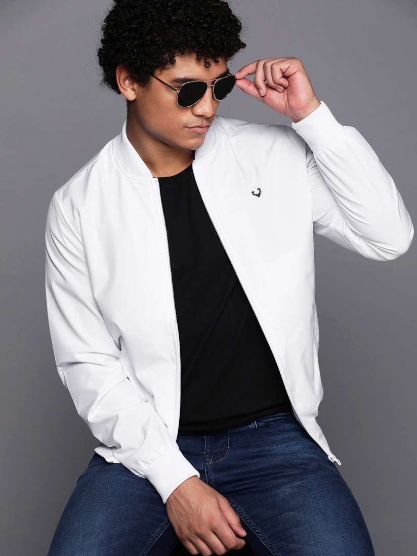 Allen solly white jacket store