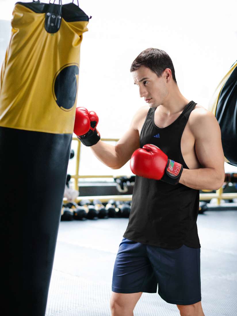 Adidas gym vest clearance