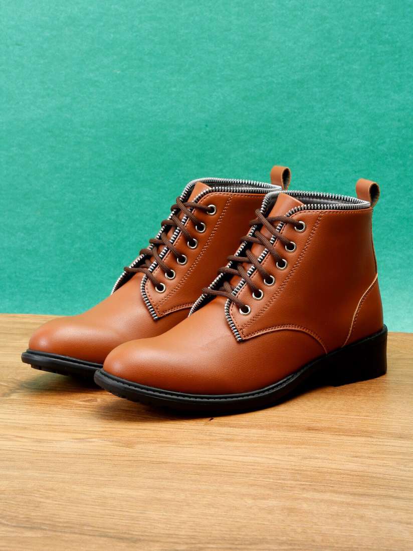 Buy Roadster Women Tan Solid Casual Block Heeled Winter Boots Boots for Women 20480200 Myntra
