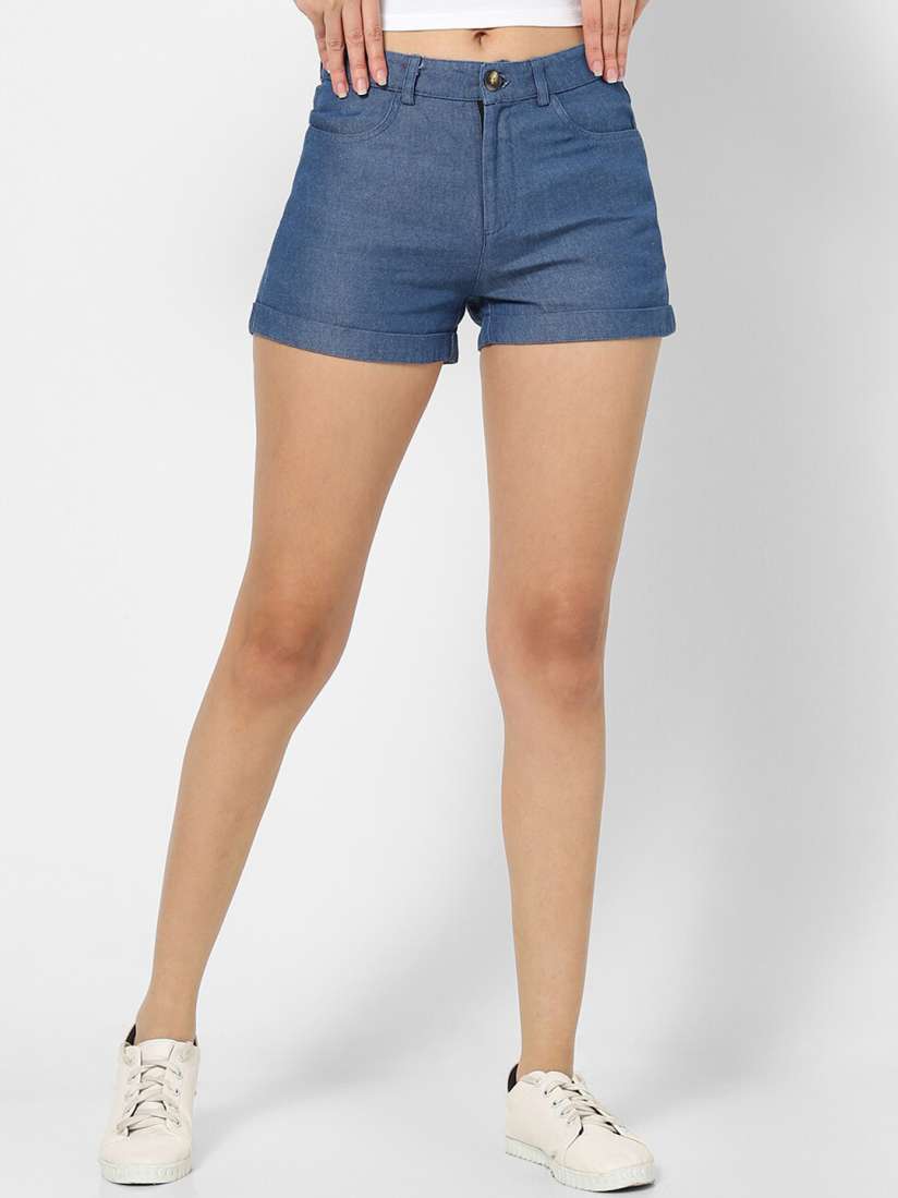 Buy VASTRADO Women Blue Cotton Shorts Shorts for Women 20483248 Myntra