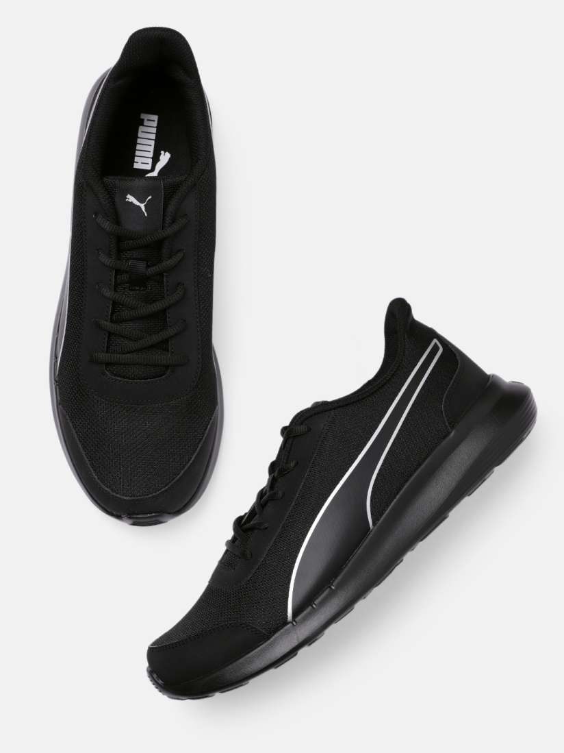 Black shoes myntra store