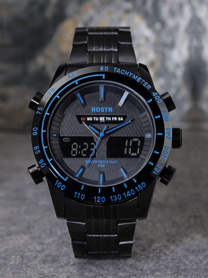 Buy Roadster Men Black Analogue And Digital Watch MFB PN OS AD1701 Watches for Men 2048540 Myntra