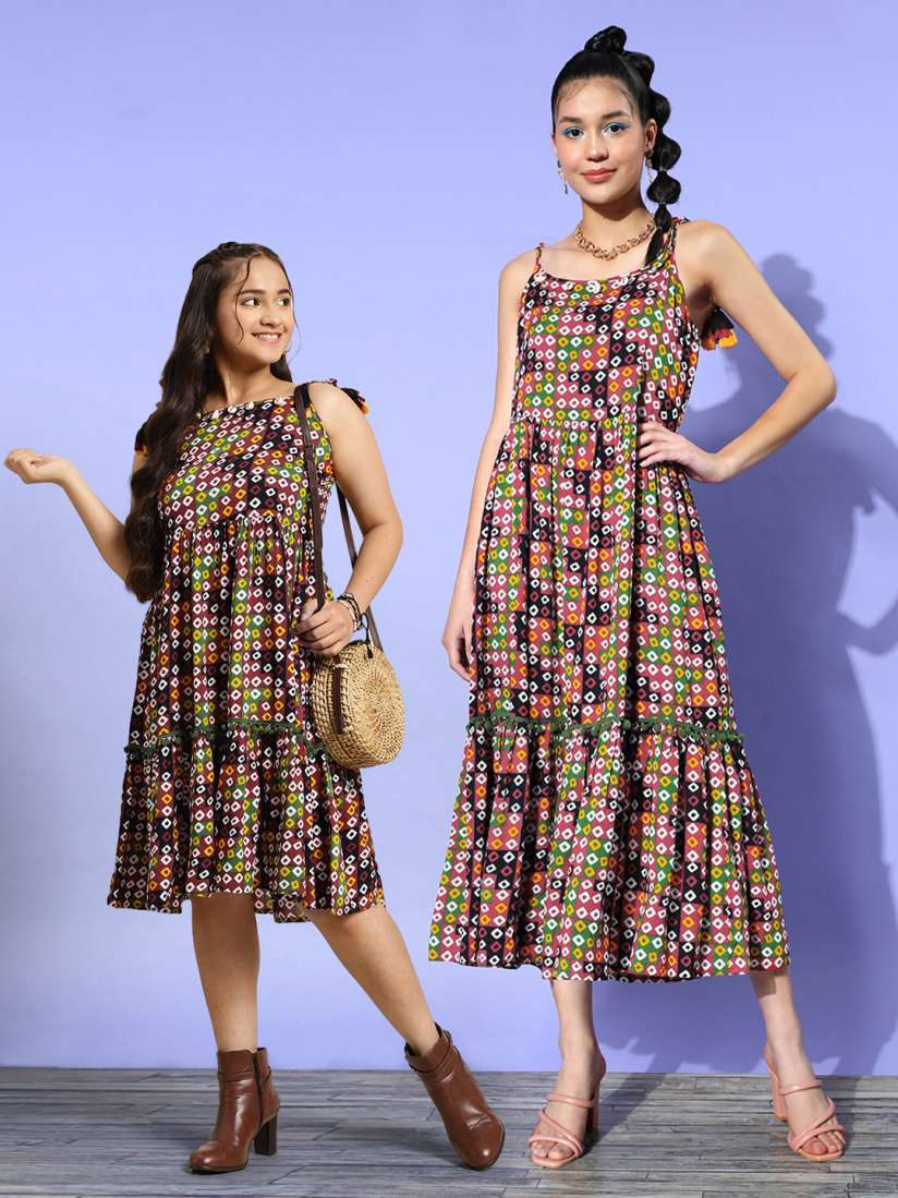 Buy Sangria Teen Girls Bandhani Print Ethnic Dress Dresses for Girls 20489262 Myntra