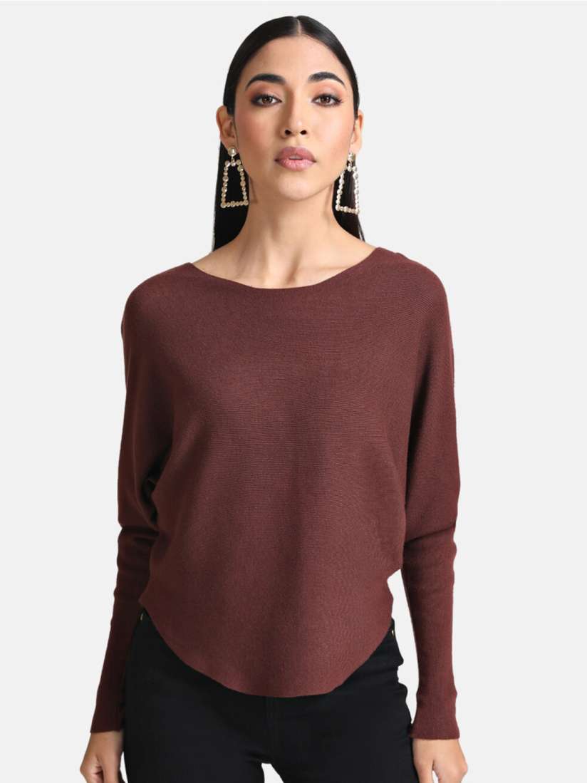 Buy Kazo Women Brown Pullover Sweaters for Women 20489512 Myntra