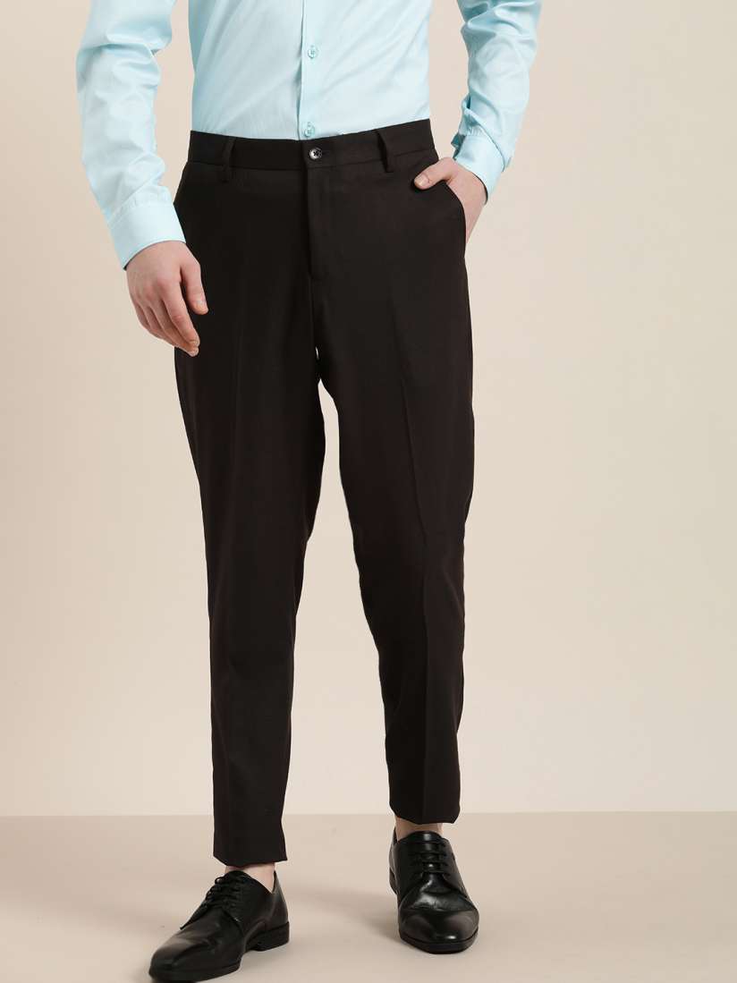 Myntra mens formal trousers outlet