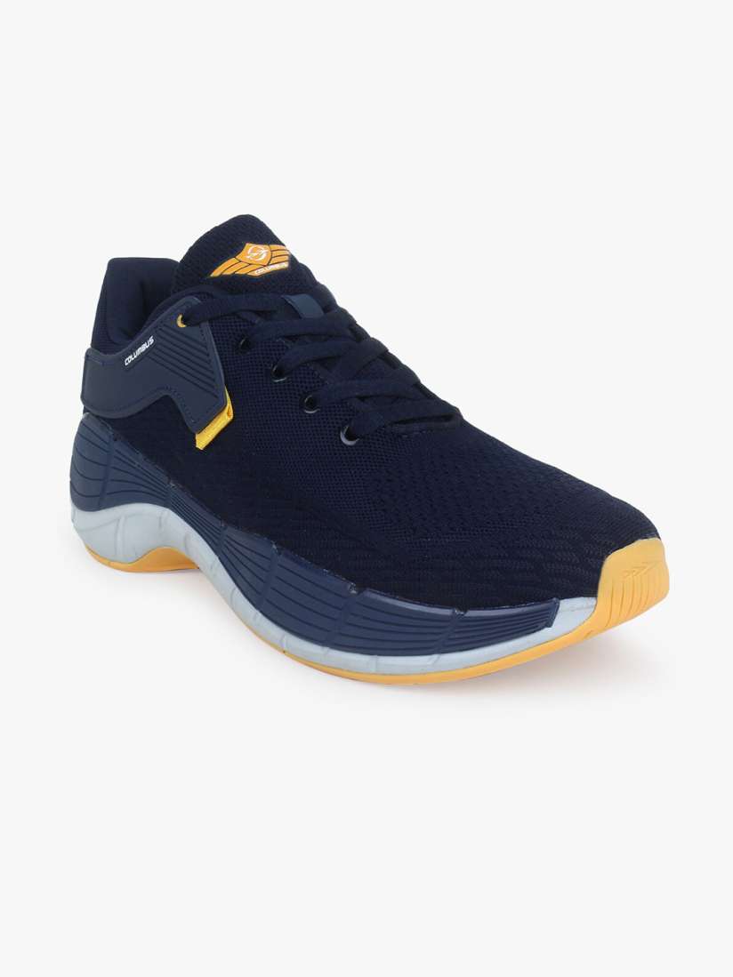 Buy Columbus Men Navy Blue Mesh Running Shoes Sports Shoes for Men 20495330 Myntra