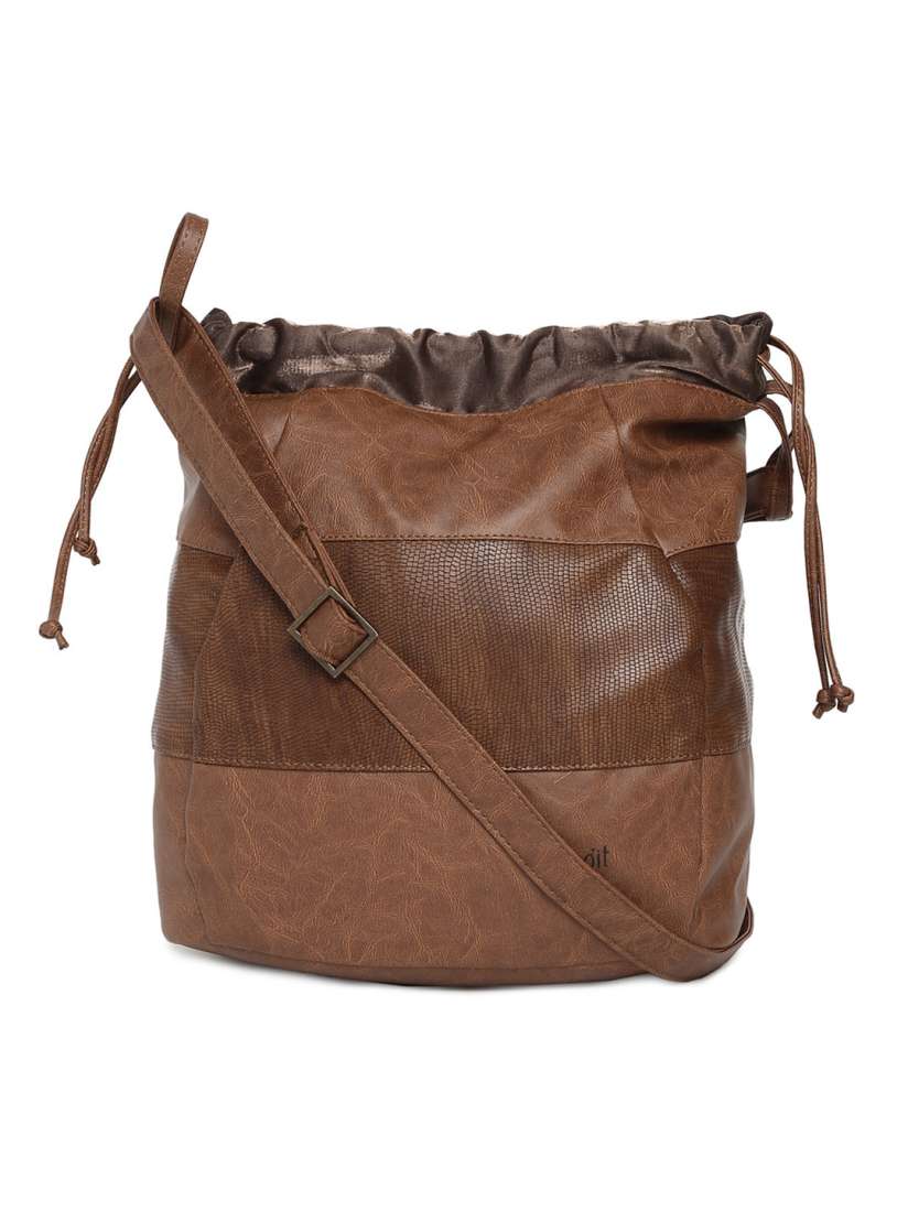 Buy Baggit Brown Solid Sling Bag Handbags for Women 2049631 Myntra