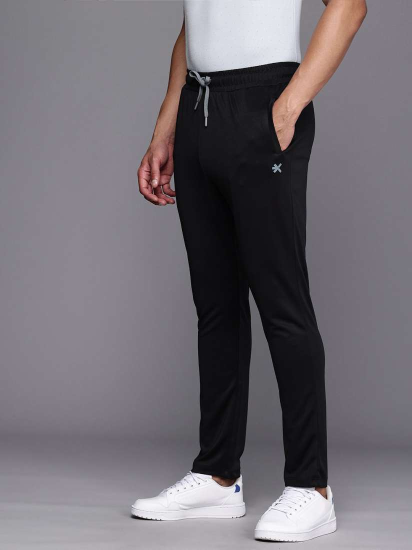 Buy HRX By Hrithik Roshan Men Black Solid Track Pants Track Pants for Men 20503090 Myntra