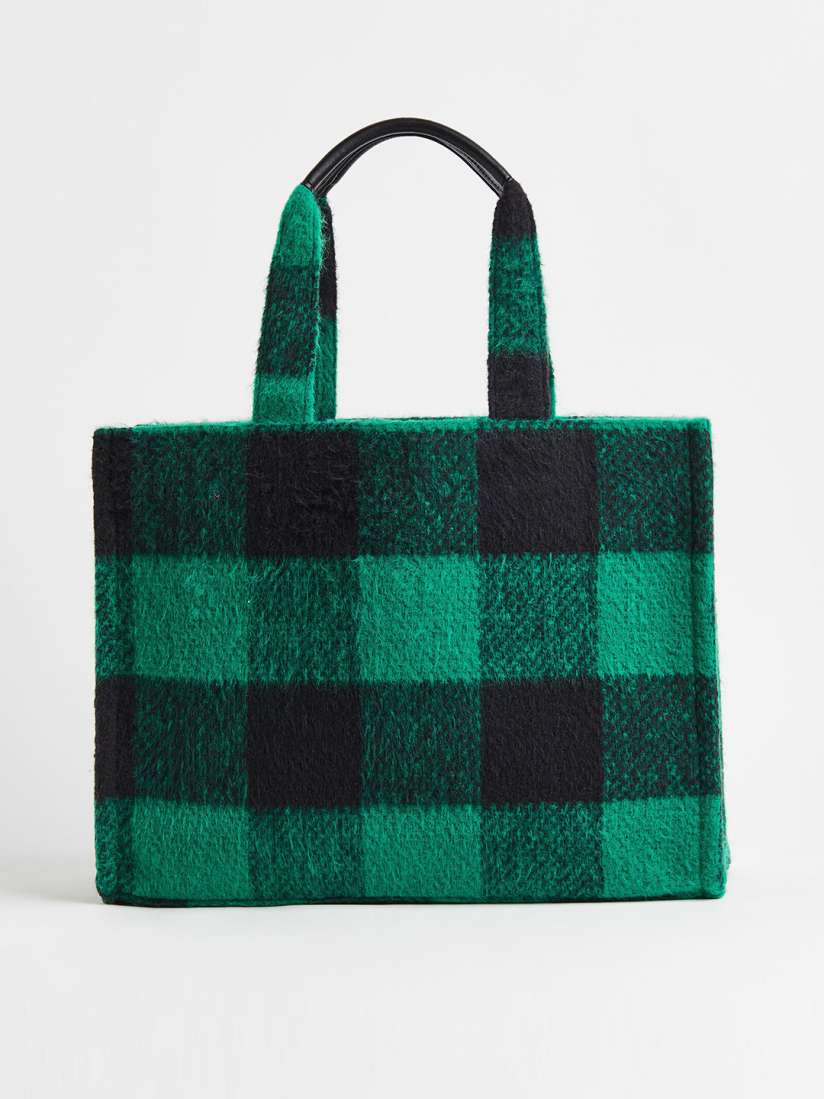 Buy H M Flannel Shopper Handbags for Women 20503938 Myntra