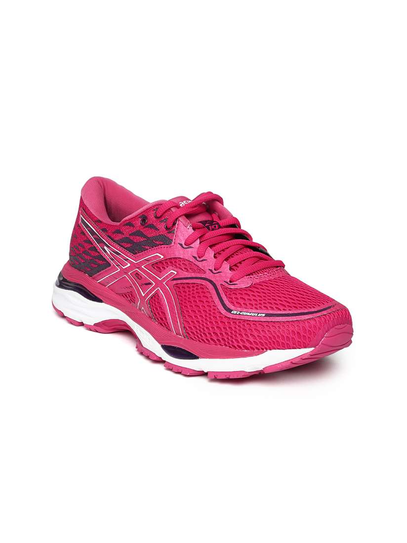 Buy ASICS Women Pink GEL CUMULUS 19 Running Shoes Sports Shoes for Women 2050782 Myntra