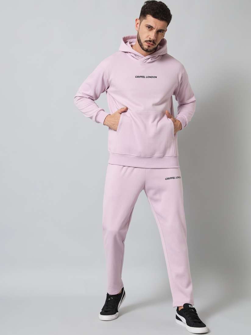 Buy GRIFFEL Men Purple Solid Tracksuit Tracksuits for Men 20519520 Myntra
