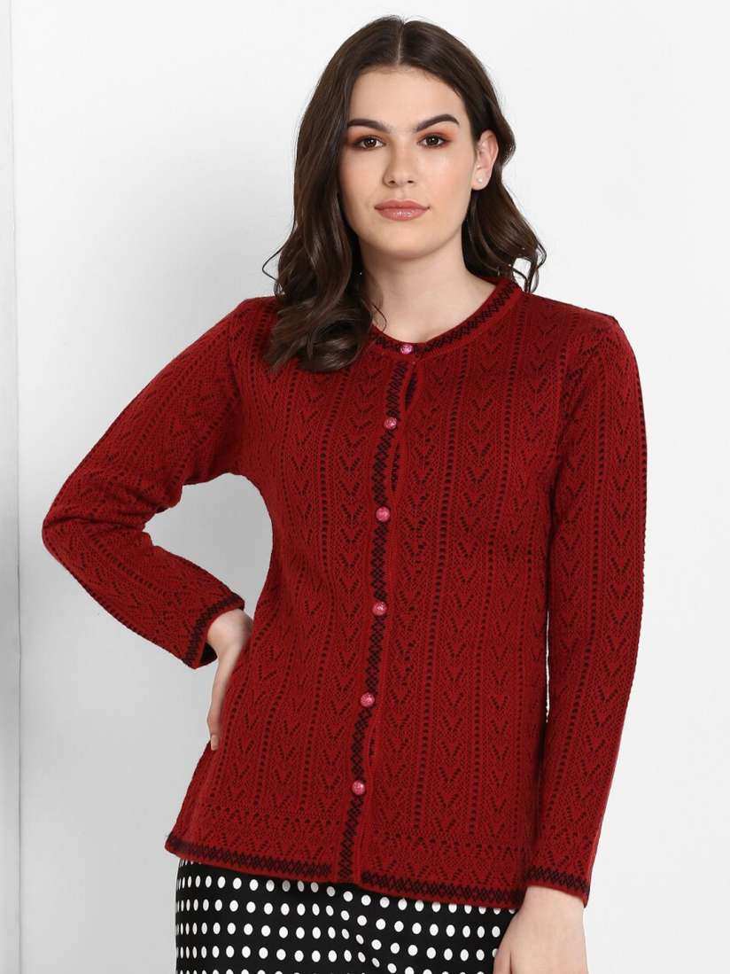 Buy red cardigan on sale