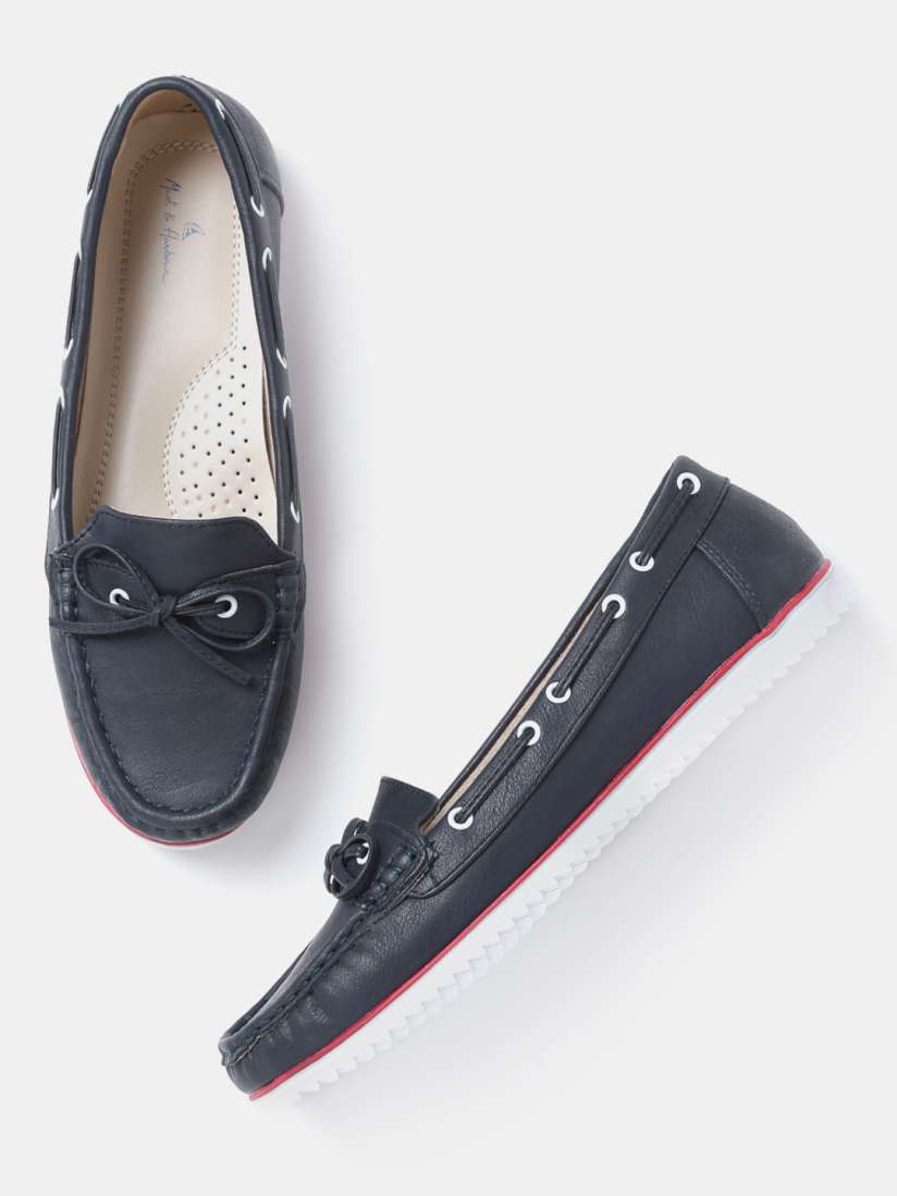 Buy Mast Harbour Women Navy Boat Shoes Casual Shoes for Women 2052061 Myntra