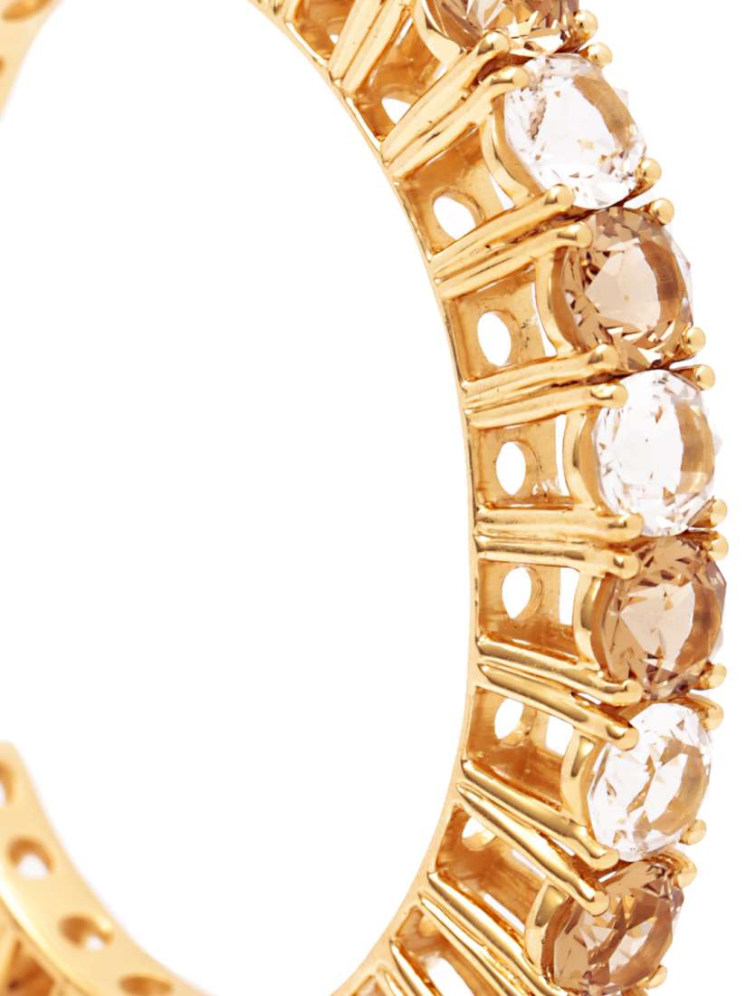 Buy CONFLUENCE Crystals from SWAROVSKI Isharya Infinite Champagne Cuff Bracelet for Women 2052215 Myntra