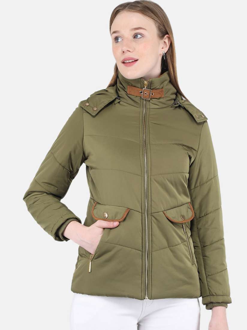Buy Monte Carlo Women Green Longline Padded Jacket Jackets for Women 20524964 Myntra
