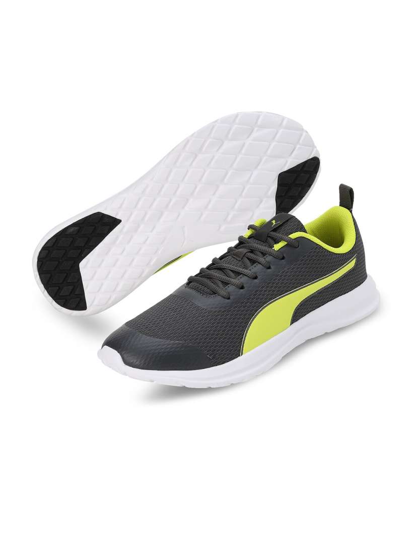 Buy Puma Men Grey Lime Green Lite Pro Sneakers Casual Shoes for Men 20528986 Myntra