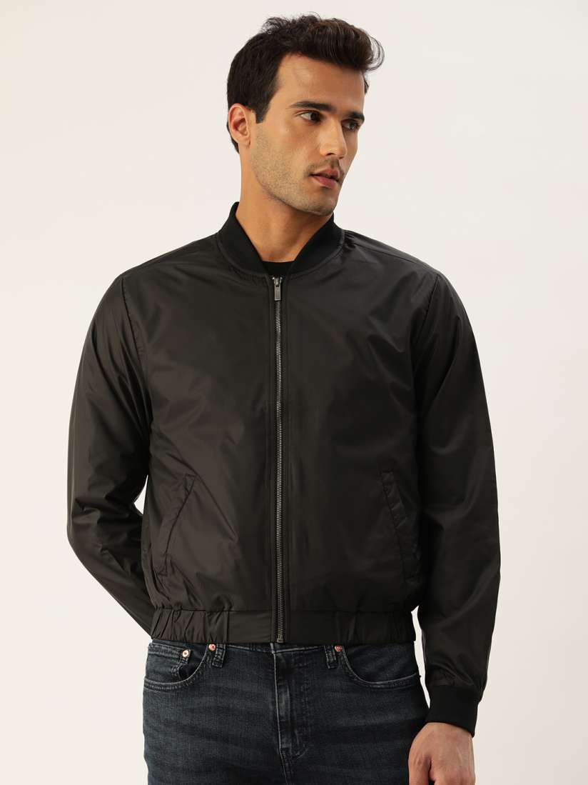 Forever 21 mens black jacket top