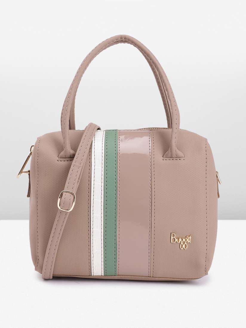 Buy Baggit Striped Structured Handheld Bag Handbags for Women 20537458 Myntra