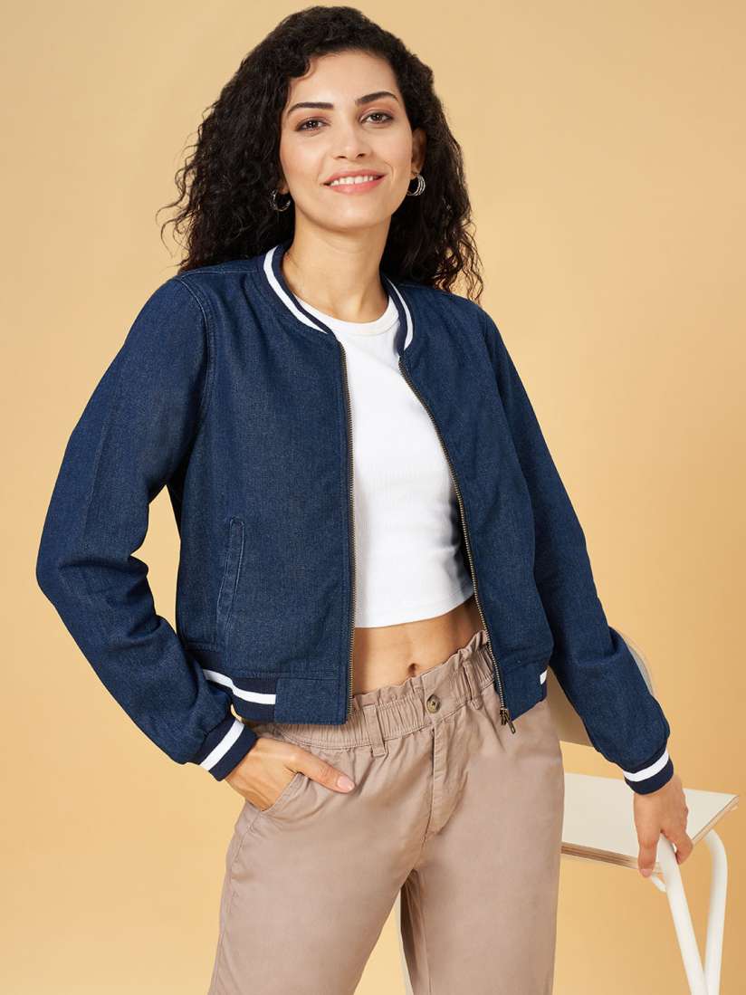 Denim jackets pantaloons clearance