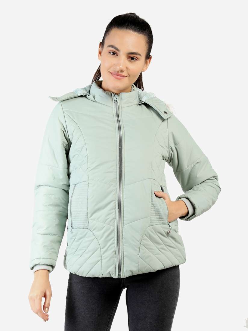 Buy NEVA Women Green Lightweight Puffer Jacket Jackets for Women 20543562 Myntra