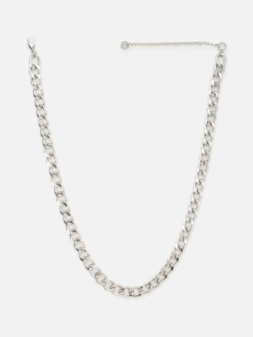 Silver plated necklaces sale