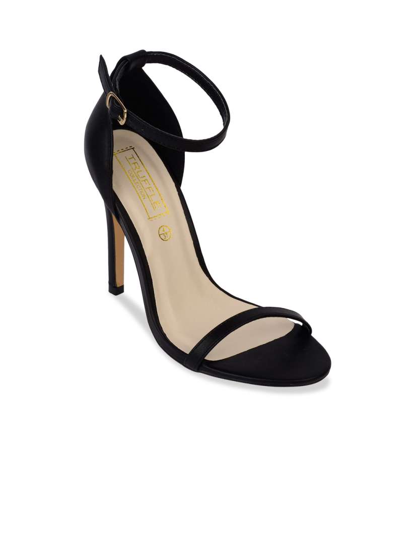 Truffle collection black heels outlet