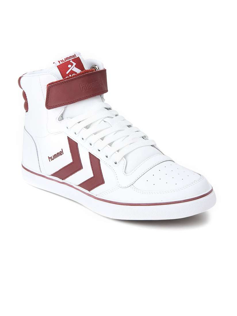 Buy hummel Unisex White Stadil Classic Mid Top Sneakers Casual Shoes for Unisex 2055905 Myntra