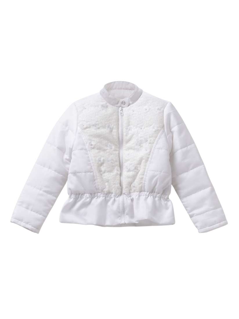 Girls white jacket outlet