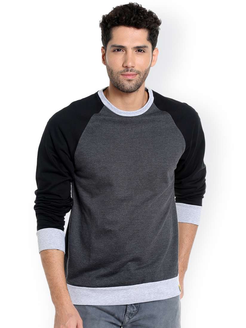 Myntra men sweatshirt clearance