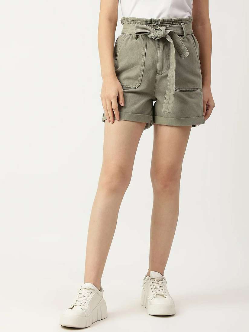 High Rise Shorts Shorts At Marks And Spencer High-Rise City Shorts - Main Image