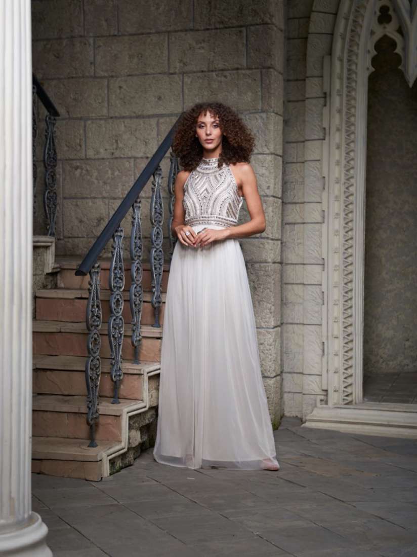 White gown myntra discount