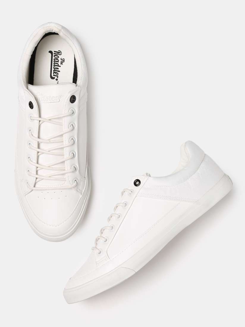 Buy Roadster Men White Sneakers Casual Shoes for Men 2057273 Myntra