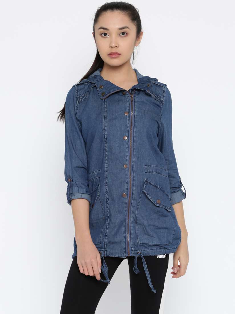 Forever 21 longline denim jacket outlet