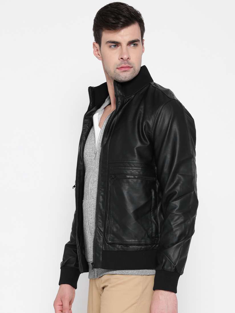 Forever 21 mens black jacket clearance